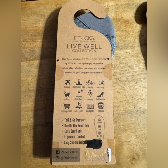 FitKicks Live Well Collection Footwear Size XL - Picture 2 of 2